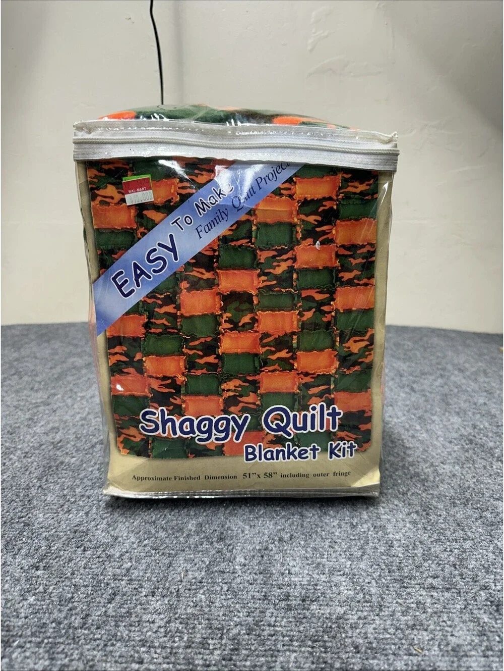 David Textiles Pre-Cut Shaggy Blanket Fabric Quilt Kit Family Project